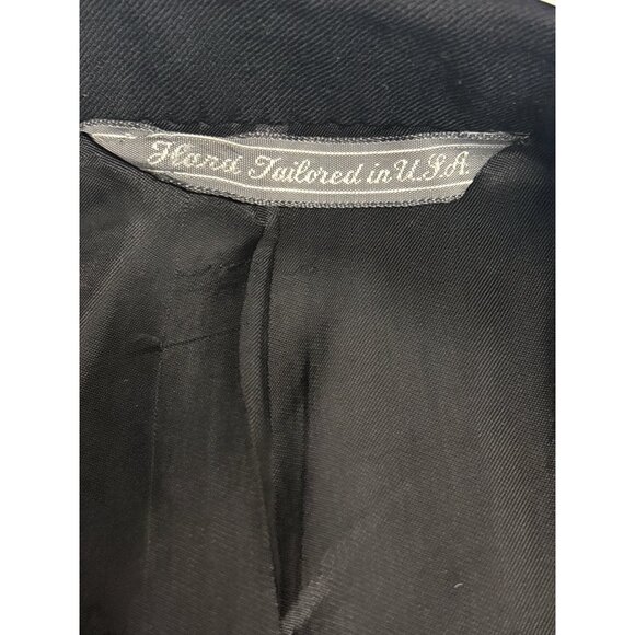 Mens Black Suit Jacket 40R Super 110s Fabric By Ing. Loro Piana & C Italy 2-Butt - Picture 7 of 11